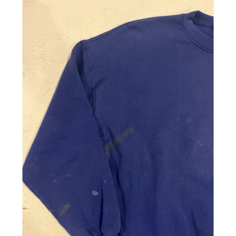 Vintage Lee Heavyweight Anchorage Cup 2000 Crewneck Sweatshirt‎ Size 2XL Blue